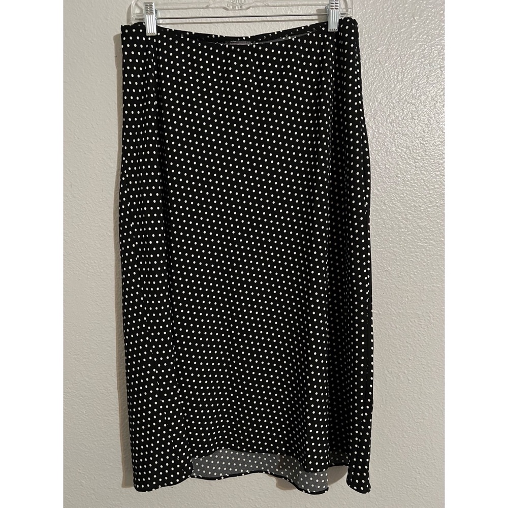 Vince Camuto Polka Dot Midi Skirt - Picture 3 of 3